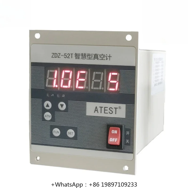 ZDZ-52T Intelligent Resistance Vacuum Gauge Vacuum Pressure Gauge Anti-interference One-button Calibration Low Vacuum Instrument