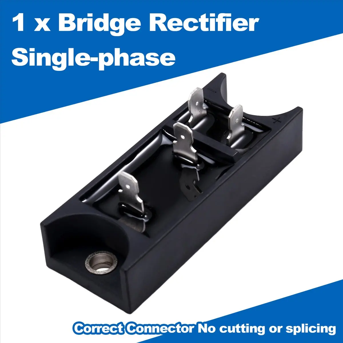 Super Sale MDQ40-10 Bridge Rectifier Single Phase Full Bridge Rectifier Module (MDQ40A1000V) for Diesel Generator Set Accessorie