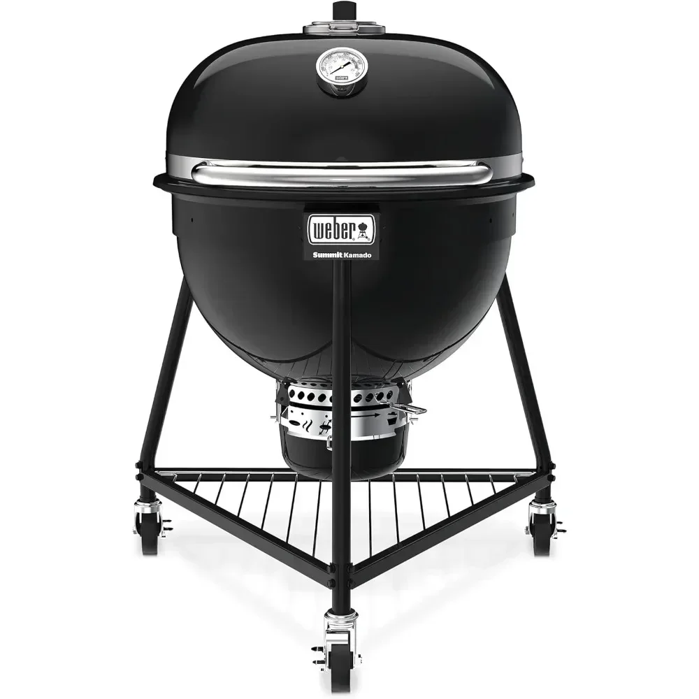 E6 Charcoal Grill, Black