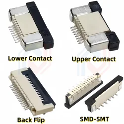10Pcs FPC FFC Connector 0.5mm 1.0mm AWM 20624 80C 60V VW-1 Flat Cable PCB 4/5/6/7/8/10/12/14/16/18/20/26/30/32/36/40/50/60Pin