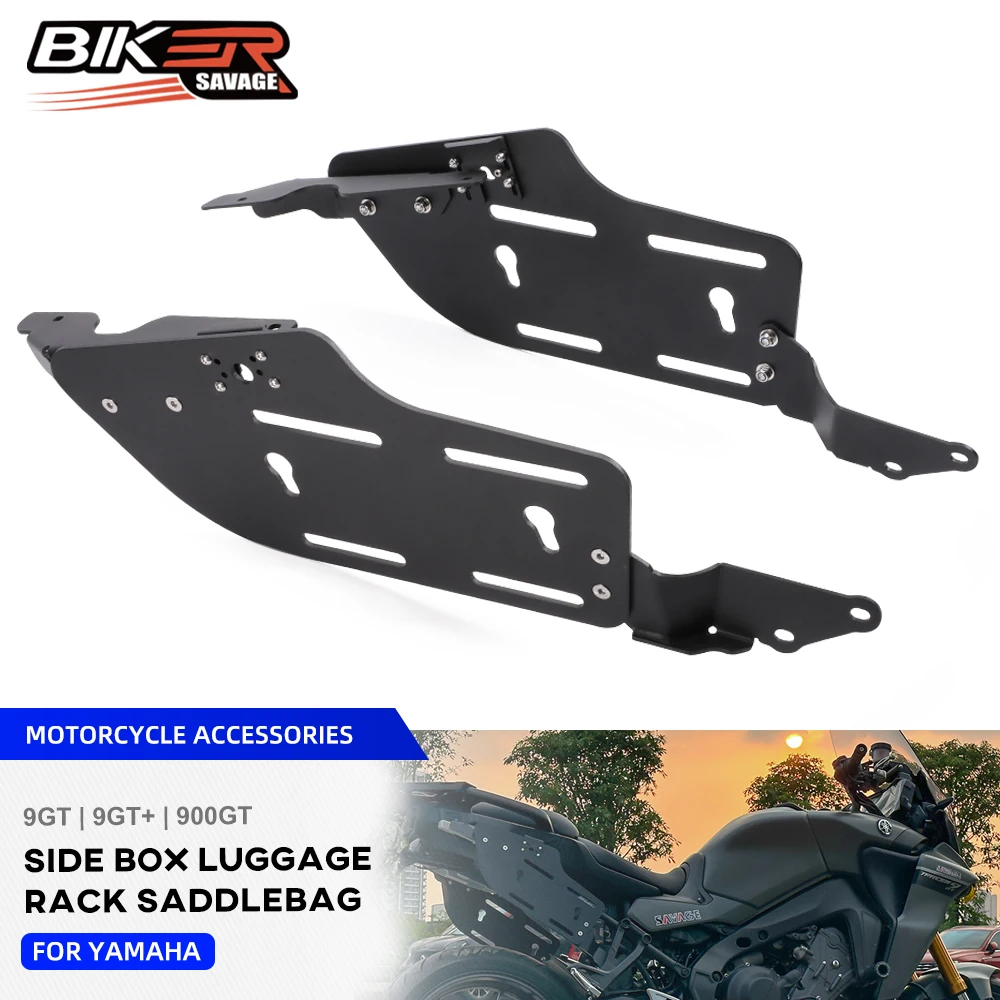 

2024 9GT+ Side Case Saddlebag Bracket Support For Yamaha Tracer 9GT 9GT+ 900GT 23 Side Box Soft Bag Pannier Luggage Rack Holder