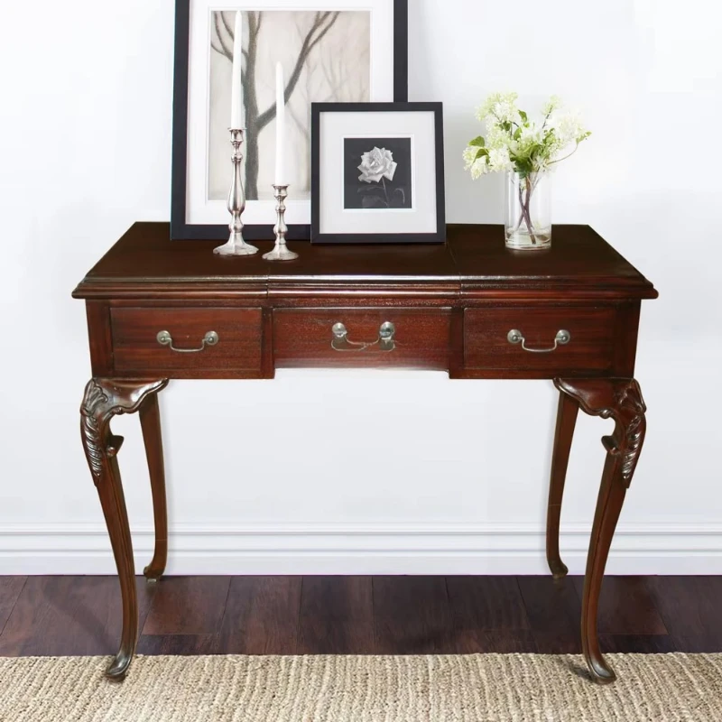 Dresser French retro style 3 drawers mahogany solid wood furniture: