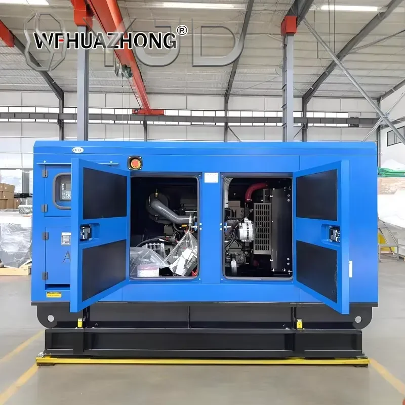 Ready-to-Use 80kVA Weichai Silent Diesel Generator Set 1500rpm 50Hz/60Hz Soundproof Canopy ATS Three-phase Four-wire
