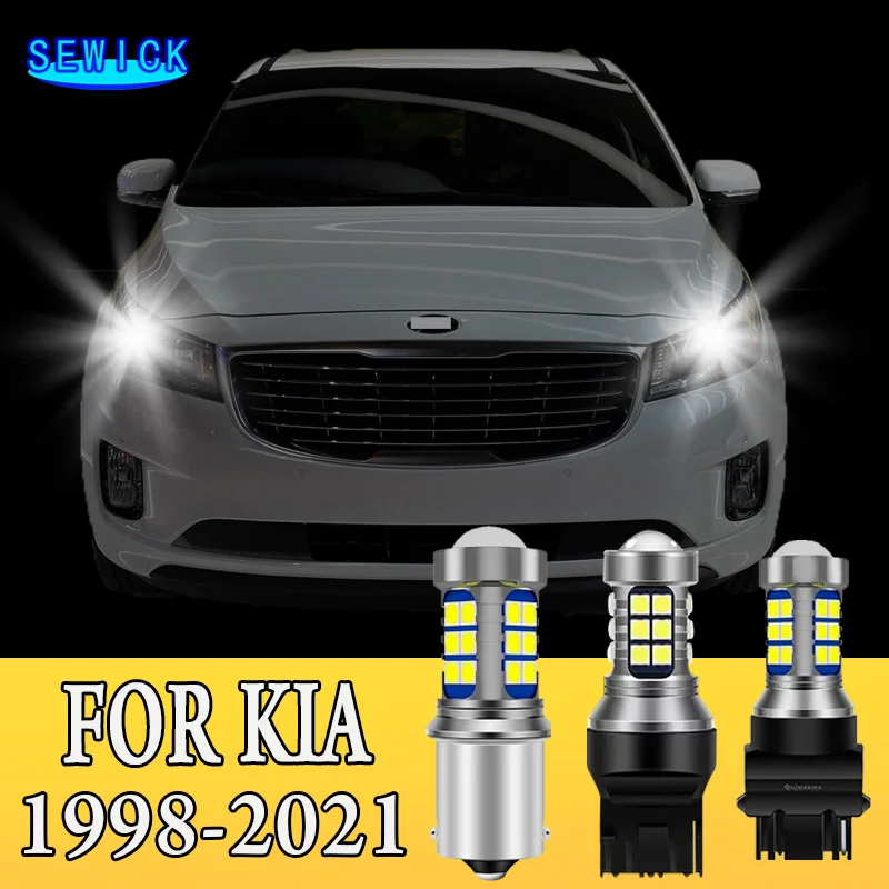 Turn Signal Light 2pcs LED Turning Bulb PY21W BAU15S For Kia Sedona Seltos Sorento 4 Soul Sportage Stinger Stonic Venga XCeed