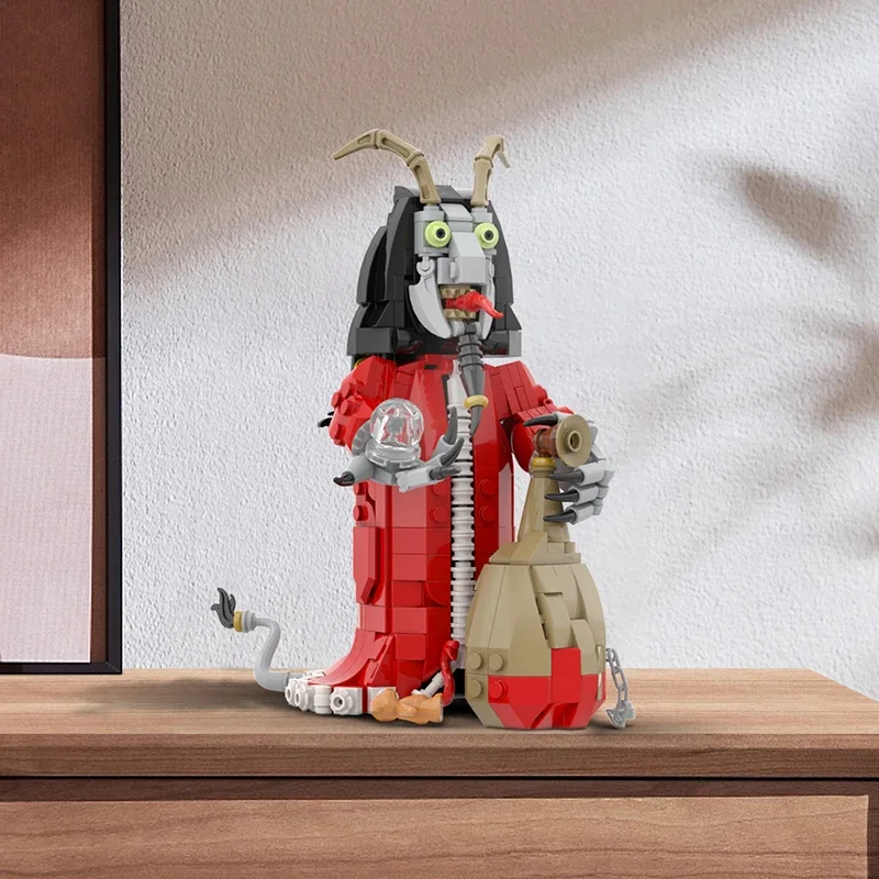 Kerst Evil Krampus Bouwstenen Bricks Sets Film Actiefiguren Model Halloween Monster Speelgoed voor Kinderen Cadeau Gebouw