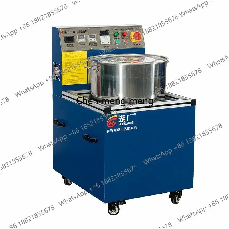 A61 Industrial double set magnetic grinding and polishing machine hardware deburring cape large translation polishing machine