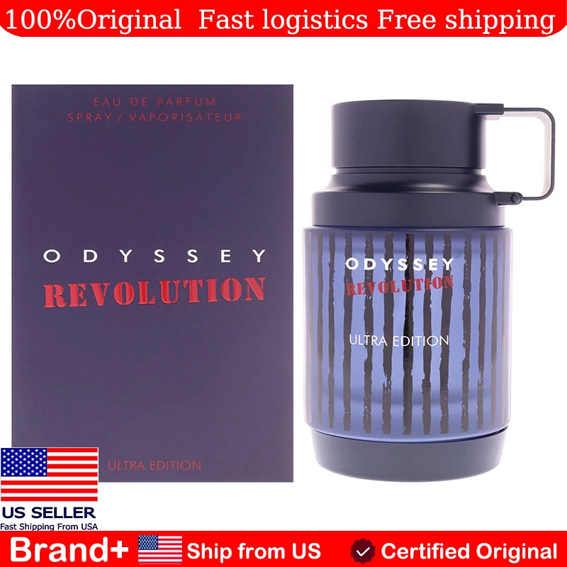 

Armaf Odyssey Revolution Ultra Edition Men 3.4Oz EDP Spray Cologne Long Lasting Fragrance Persistence Pheromone Portable Natural