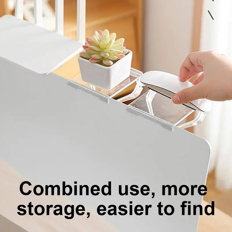 TV Top Shelf Adjustable Computer Screen Mount Router Storage Rack For Cable Box Media Box Router Remote Control Small Speaker