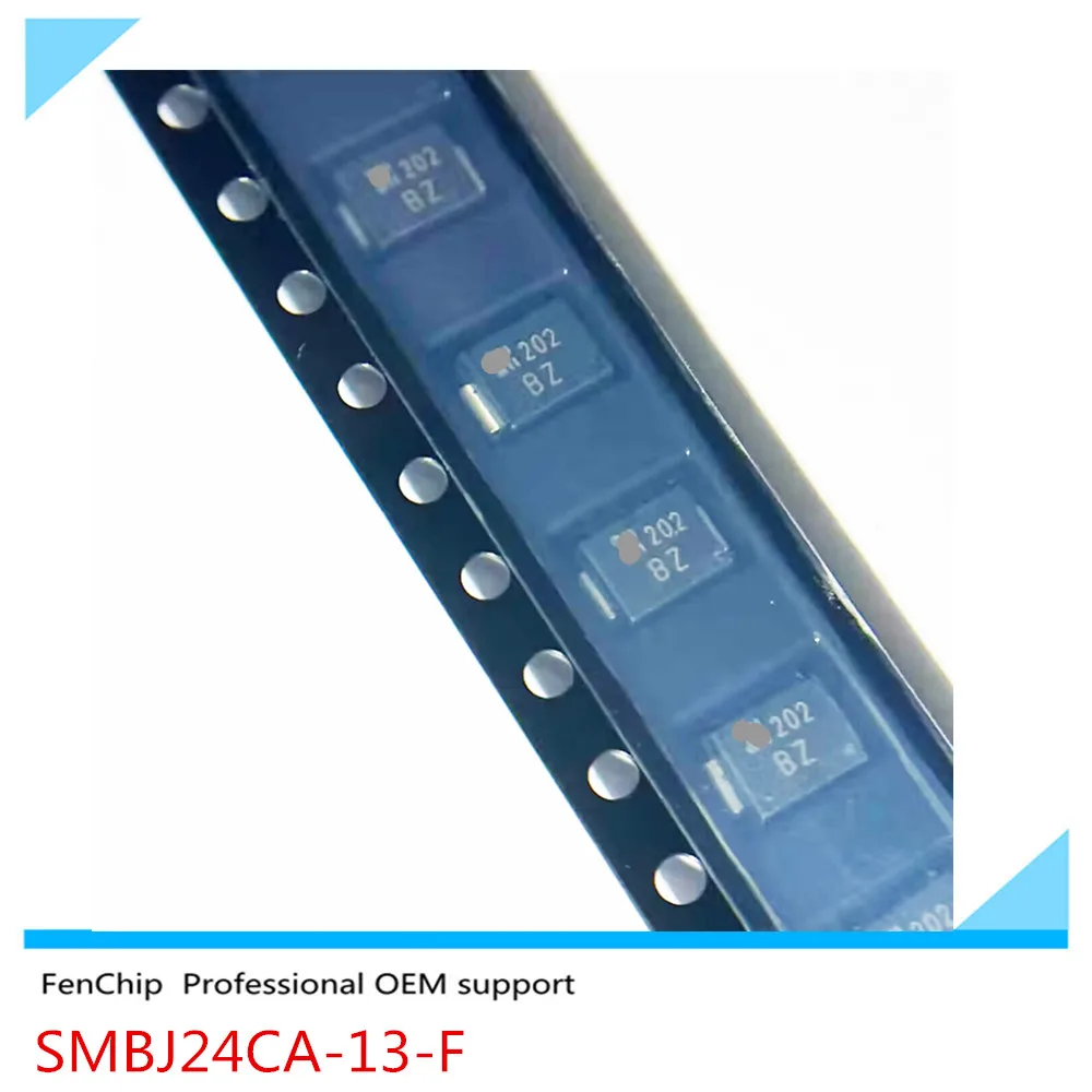 20 قطعة علامة SMBJ24CA-13-F الأصلية: BZ SMBJ24CA SMBJ SMBJ24A العلامات: LZ TVS ديود 24VWM 38.9VC SMB
