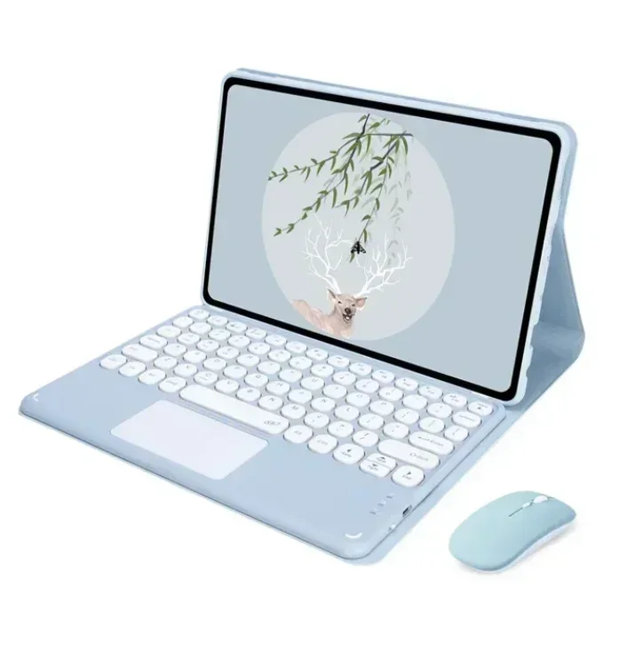 For Lenovo Tab One TB-305XU 8.7 inch / K9 8.7 Inch TB-305FU 2025 Case with Keyboard,Detachable Bluetooth Keyboard+Tablet Cover