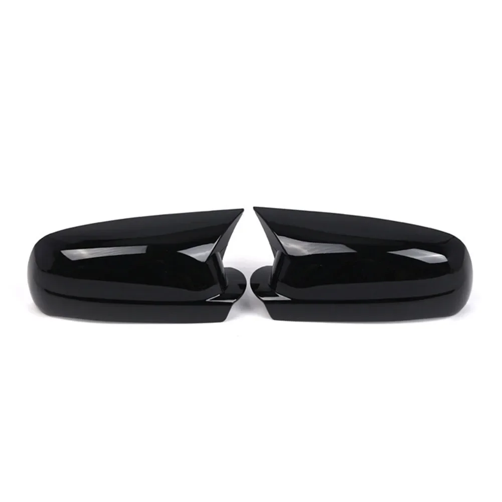 

Rearview Mirror Housing Components Exterior Glossy Black Parts Replacement Side View Mirrors Stick-on High-quality