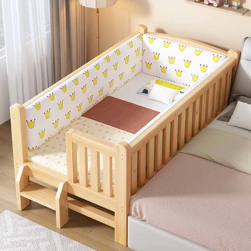 Barrier Near Children Beds Single Safety Wooden Castle Kids Bed Fashion Mattresses Luxury Cama Infantil De Menino Baby Furniture