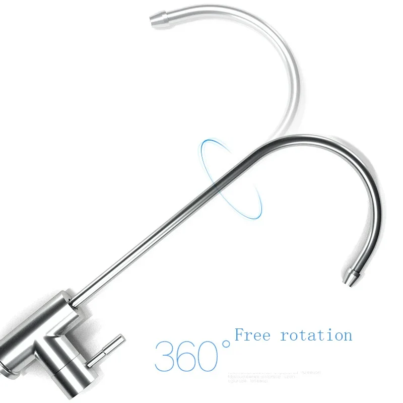 Kitchen Water Faucet 1/4 Inch Connect Hose Reverse Osmosis Filters Parts Purifier Direct Drinking Tap Kithen accessories