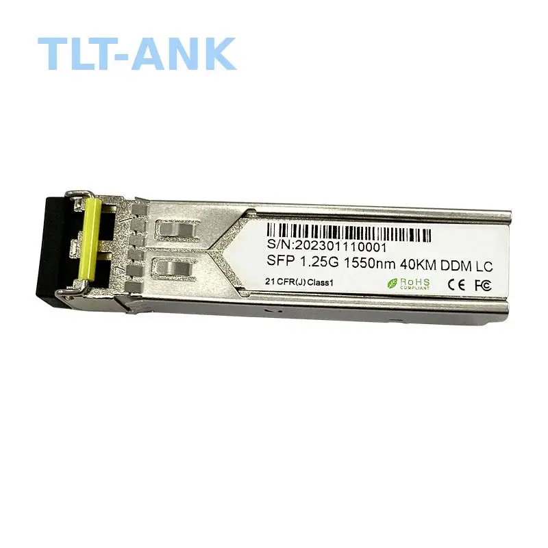 125g-sfp光ファイバートランシーバー-1550nm-40km-シングルモード-デュアルlc-ddm-ギガビットsfpモジュール