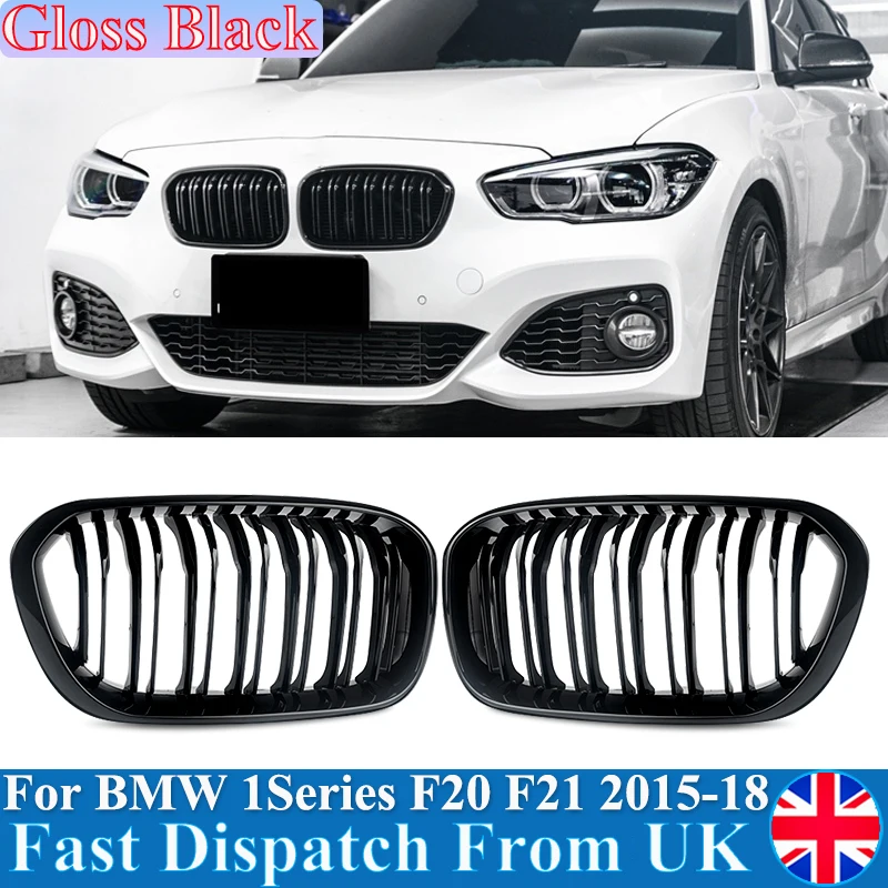 

SAIQINGSP One Set of Front Grilles CAR Accessories TOOLS for BMW 1-Series F20 F21 5-door 2011-2015 Pre-facelift CAR Accessories