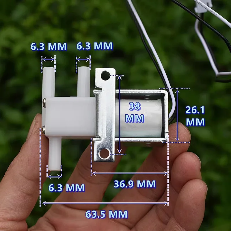 تيار مستمر 12 فولت 2-موقف 3-طريقة عادة مغلقة عادة مفتوحة صغيرة صمام الملف اللولبي الكهربائي تدفق المياه تشغيل/إيقاف صمام التحكم لتقوم بها بنفسك طاولة شاي