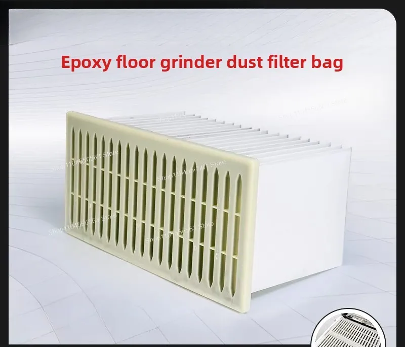 Epoxy Floor Grinder Filter Cartridges, Square Dust Filter Bags for Industrial Cement Grinding Machines