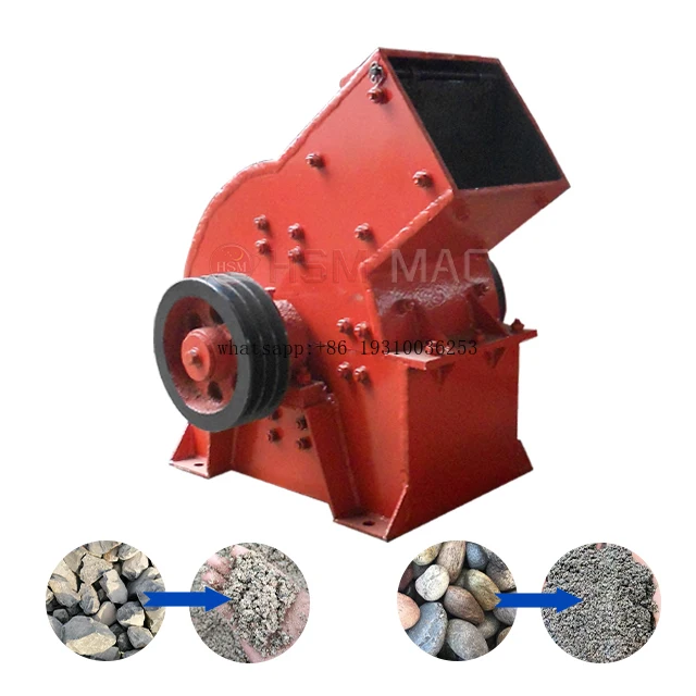 

HSM Mini Portable Hammer Mill Crusher Machine With Low Price Hammer Crusher For Rock And Limestone