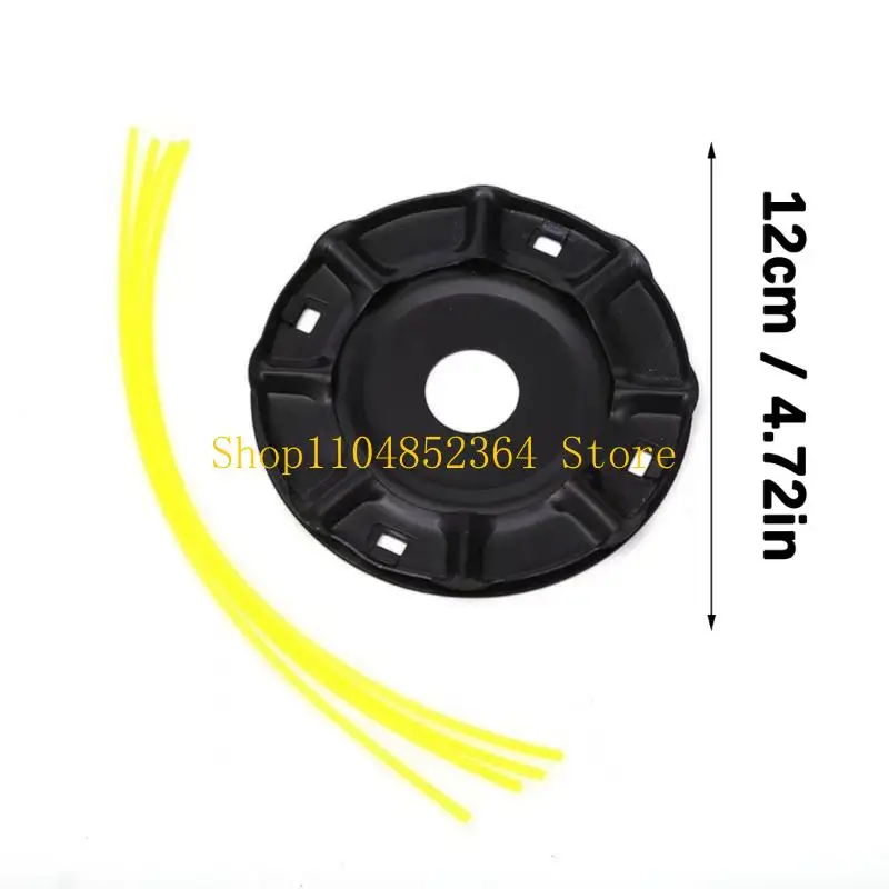 652F Metal Brush Trimmer Grass Cutter Head Suitable For Small Lawn Mowers Heavy Duty Construction Enhancing Safety Features
