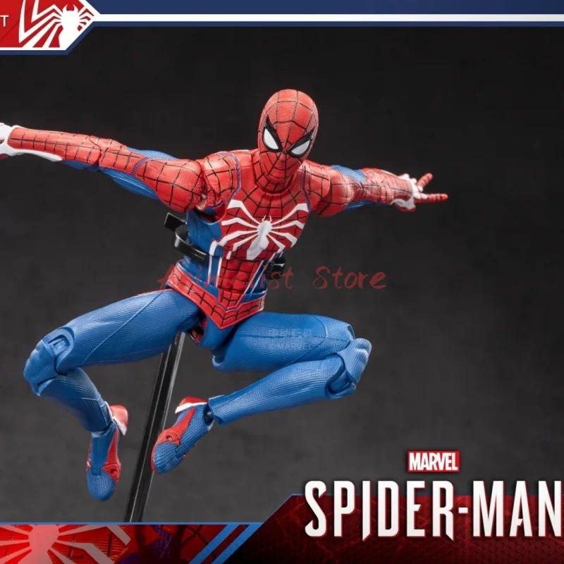 Zd brinquedos spiderman figura de ação homem aranha terno avançado 2.0 anime estatueta estátua original modelo coleção decoração presente brinquedo