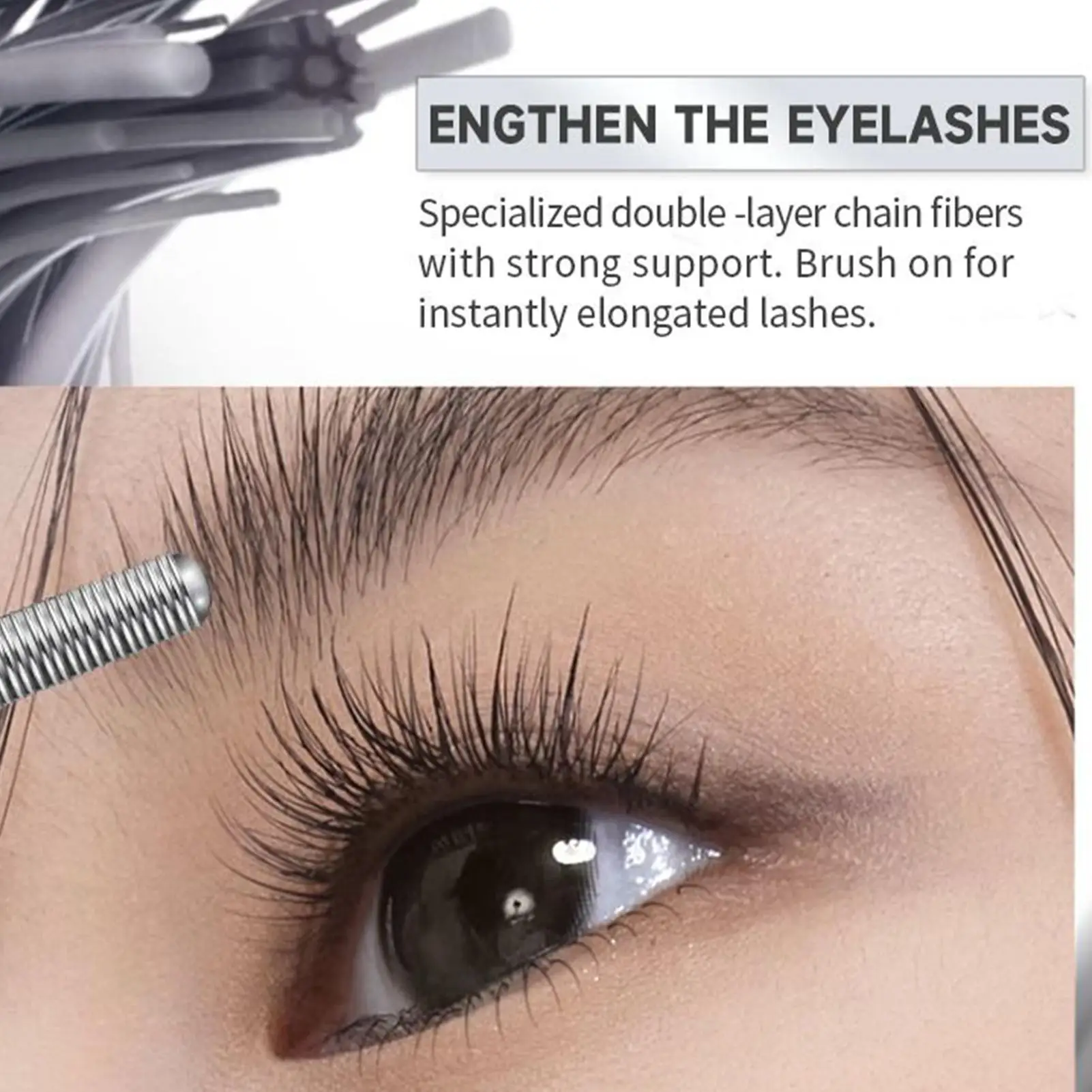 Long-Stay Eye Lash Curlers Makeup Mascara With Metal Wand Waterproof Metal Mascara For Lightweight Volumizing Incredible Lash