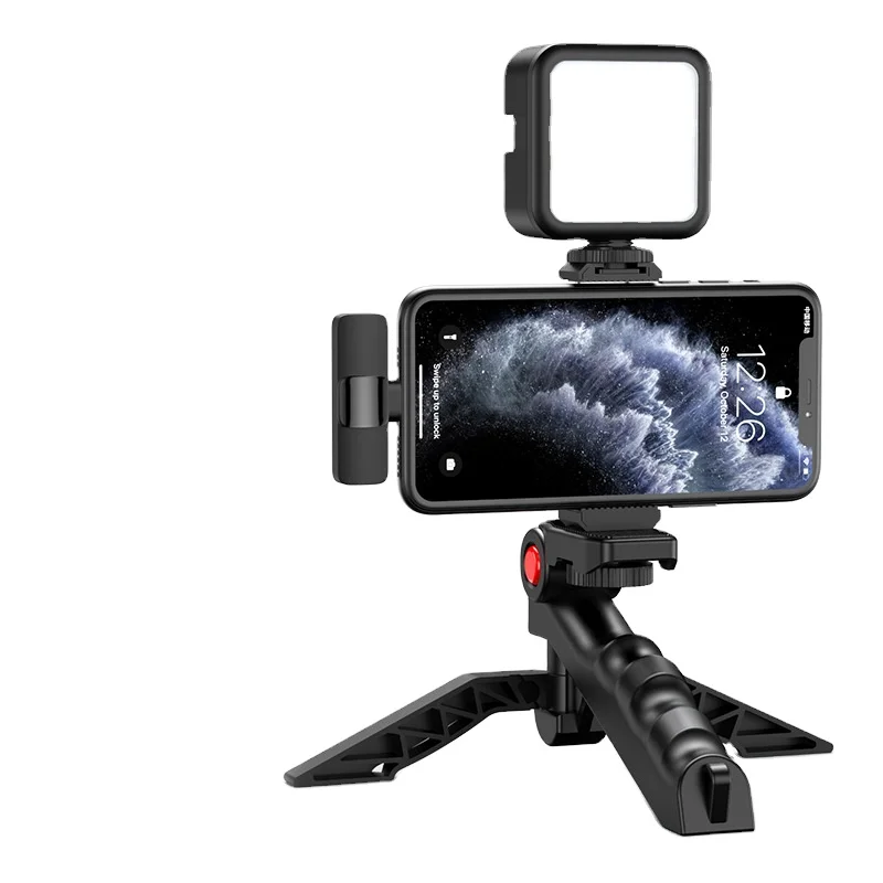 

Live Streaming Gimbal With Fill Light Mamen KM-660 Mamen Video Accessories