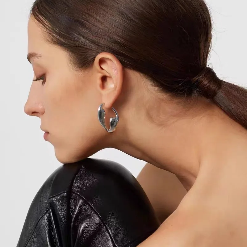 

Jenny&dave Large T-shaped Earrings And Earrings Jewelry Earrings Women's Earrings Ear Cuffs