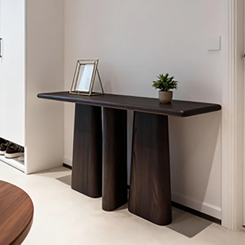 

Italian Minimalist Console Table Classic Aesthetic Modern Trendy Console Table Decorate Uniquely Bureau Furniture Living Room