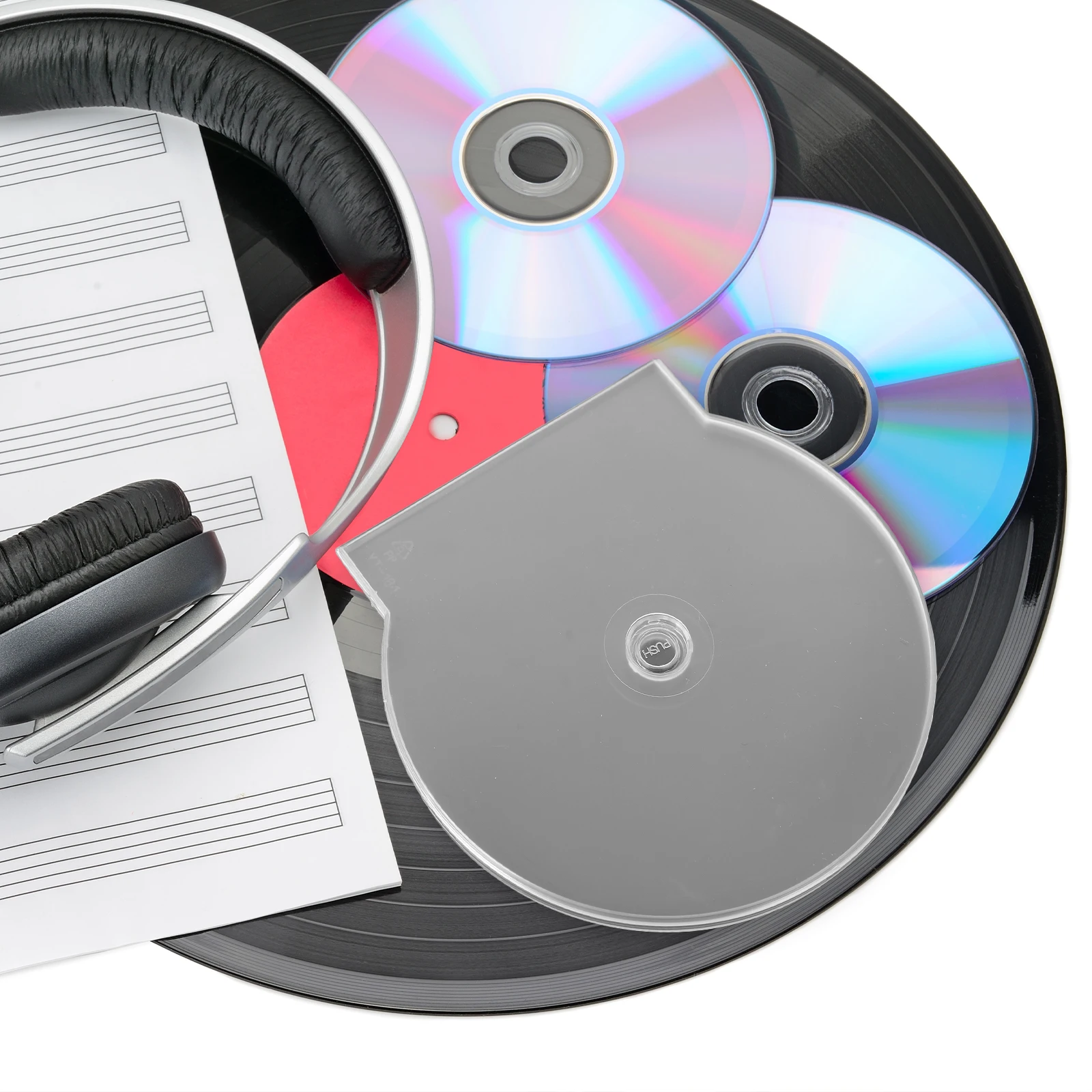 

20 Pcs CD Case Storage Cases Jewel Plastic Carriers Clear Dvd Holder Empty Portable