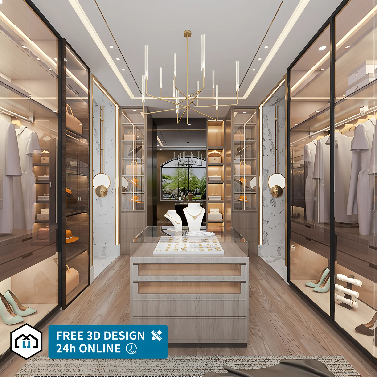 

Шкаф для прогулок, современный шкаф для спальни, деревянный шкаф, стеклянный шкаф с островом