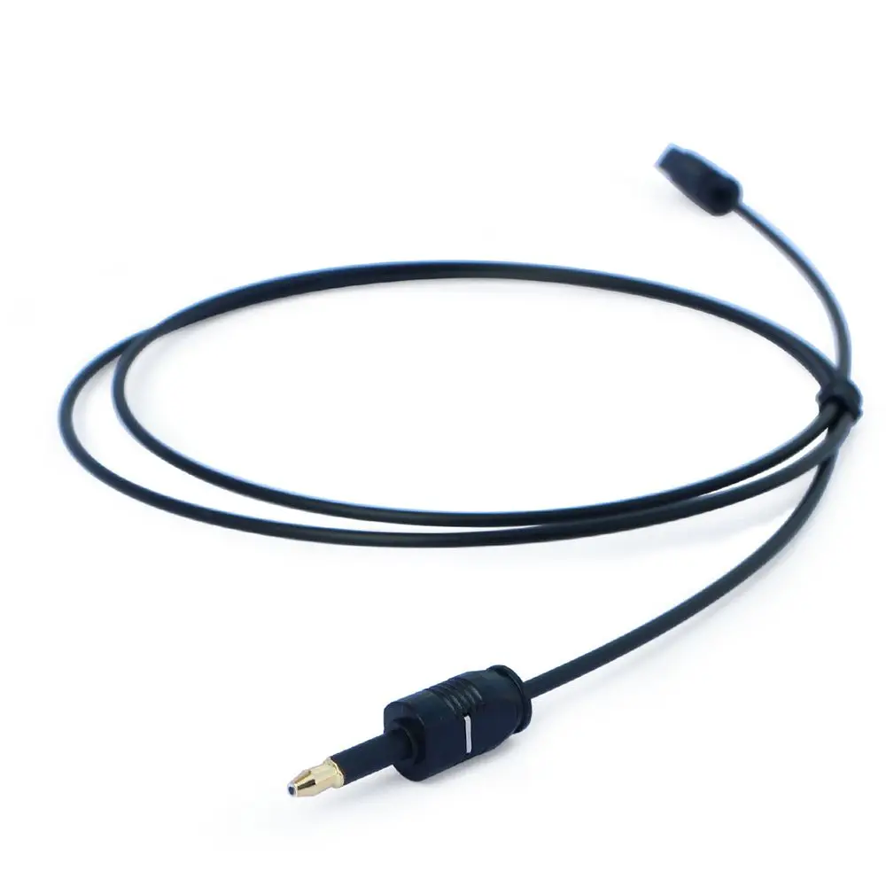 Gold-plated Digital Audio Cable 3.5mm to Toslink Optical Fiber Cord SPDIF Line For Speaker Blu-ray Player Power Amplifier