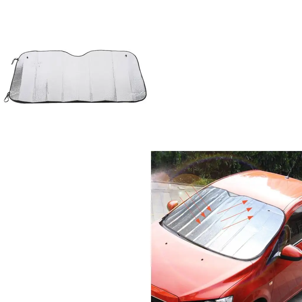 F1CF Blocking Aluminum Foil Car Window Shade Heat Resistant Sun for Car