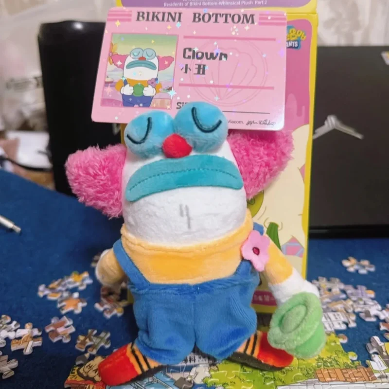 Pop Mart Spongebob Bikini Bottom Buddies 2 Series Genuine Blind Box Weird Plush Toys Figurines Bag Pendant Ornament Kids Gifts view 5