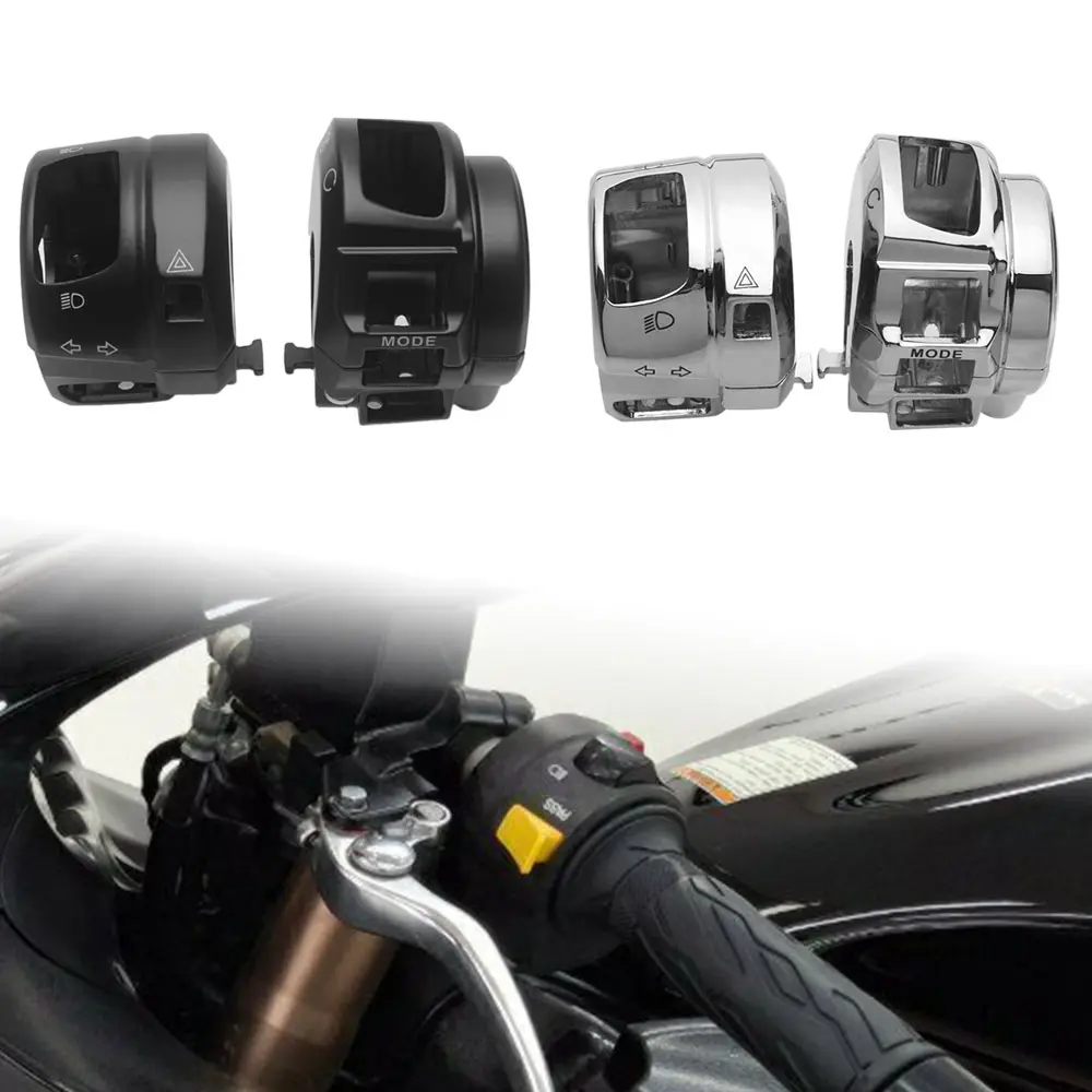 1 Pair Motorcycle Handlebar Control Switch Housing Cover Kits Fits For Suzuki GSX 1300R Hayabusa GSX-R 600/ 750 1000 2007-2012