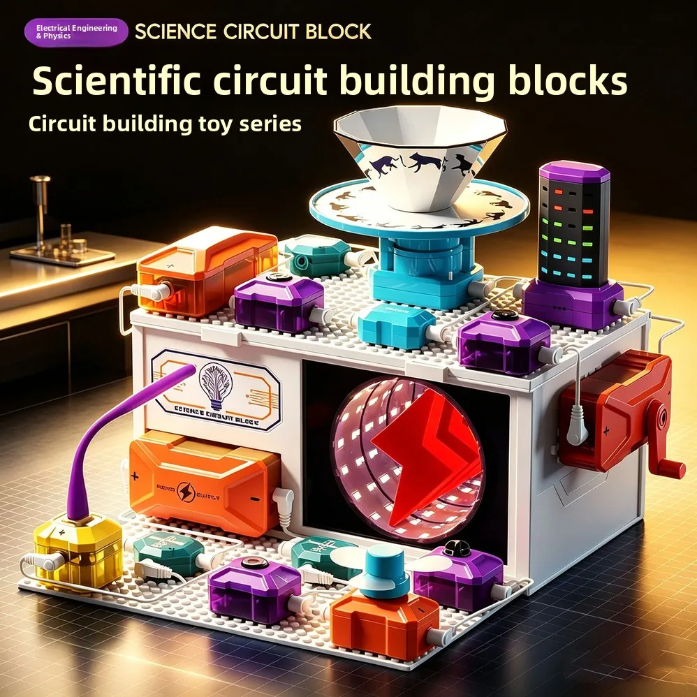 Electric And Electronic Circuit Building Blocks For Primary And Secondary School Physics Science Education Experiment Assembling