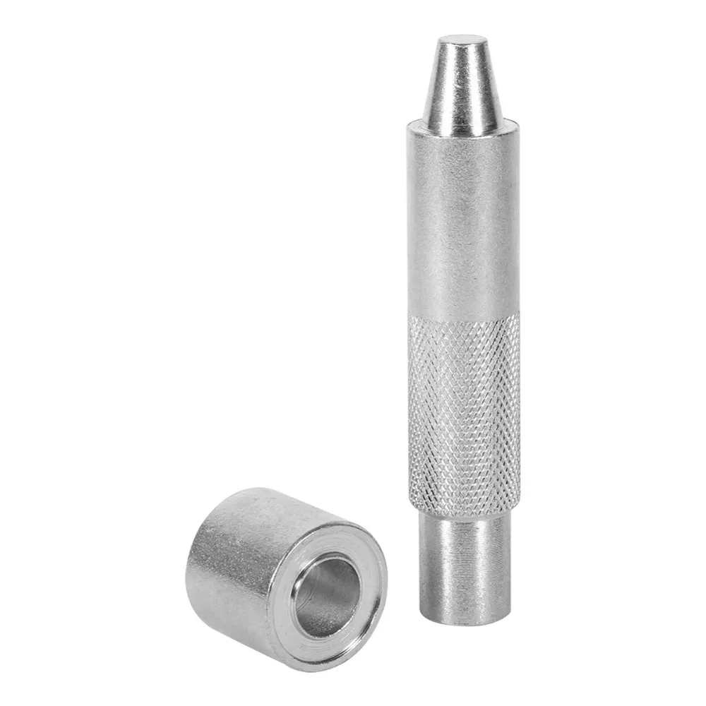 Silver Finish Eyelet Punch Die Tool 1000# 12mm 1200# 14mm Grommet Setter Kit Die Set 1400# 17mm Eyelet Hole Punch For Curtain