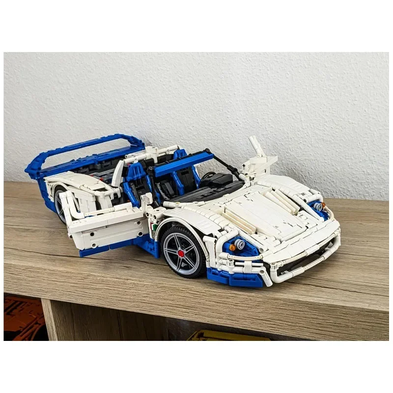 มอซี- 194244   ใหม่ MC12 1:10 Supercar Racing เย็บ Building Block รุ่น 3070 ชิ้นส่วนเด็กคริสต์มาสอาคารบล็อกของเล่นของขวัญ