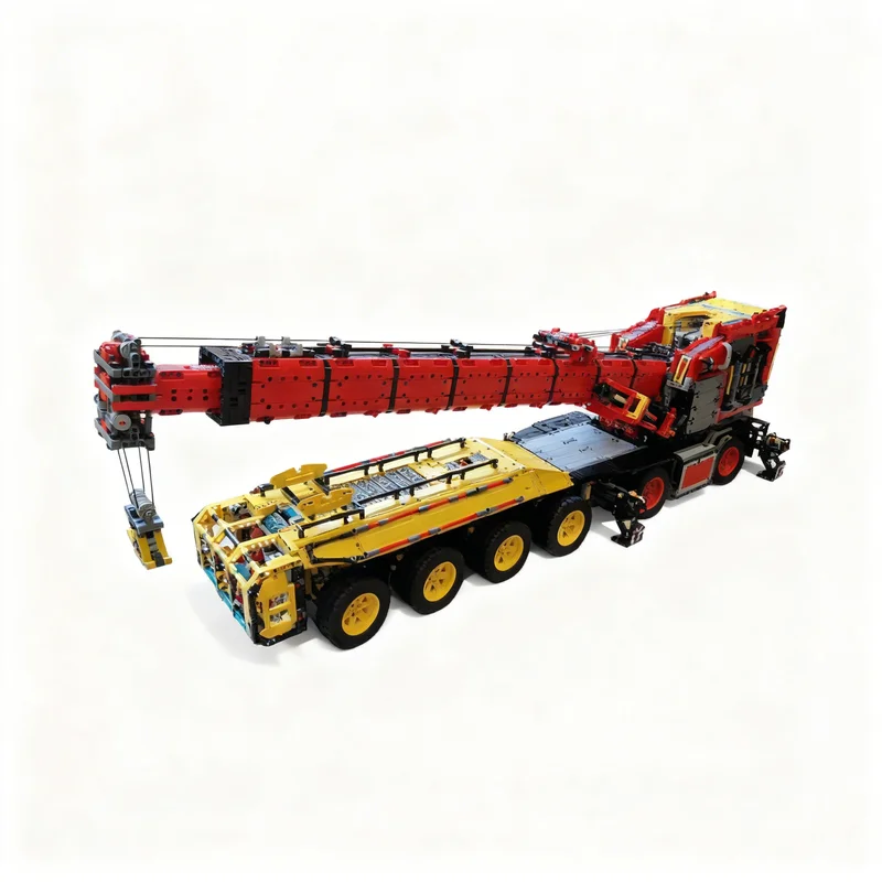 10026pcs MOC Little Crane Project Technical Model Building Blocks Display Education Creative Assemble 3D Craft Birthday Brick