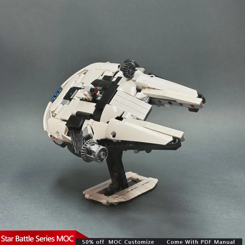 

504 шт., боевой звезд Millennium-Falcon 42184, альтернативная сборка MOC, модульный строительный блок, кирпич, игрушка «сделай сам», рождественский подарок