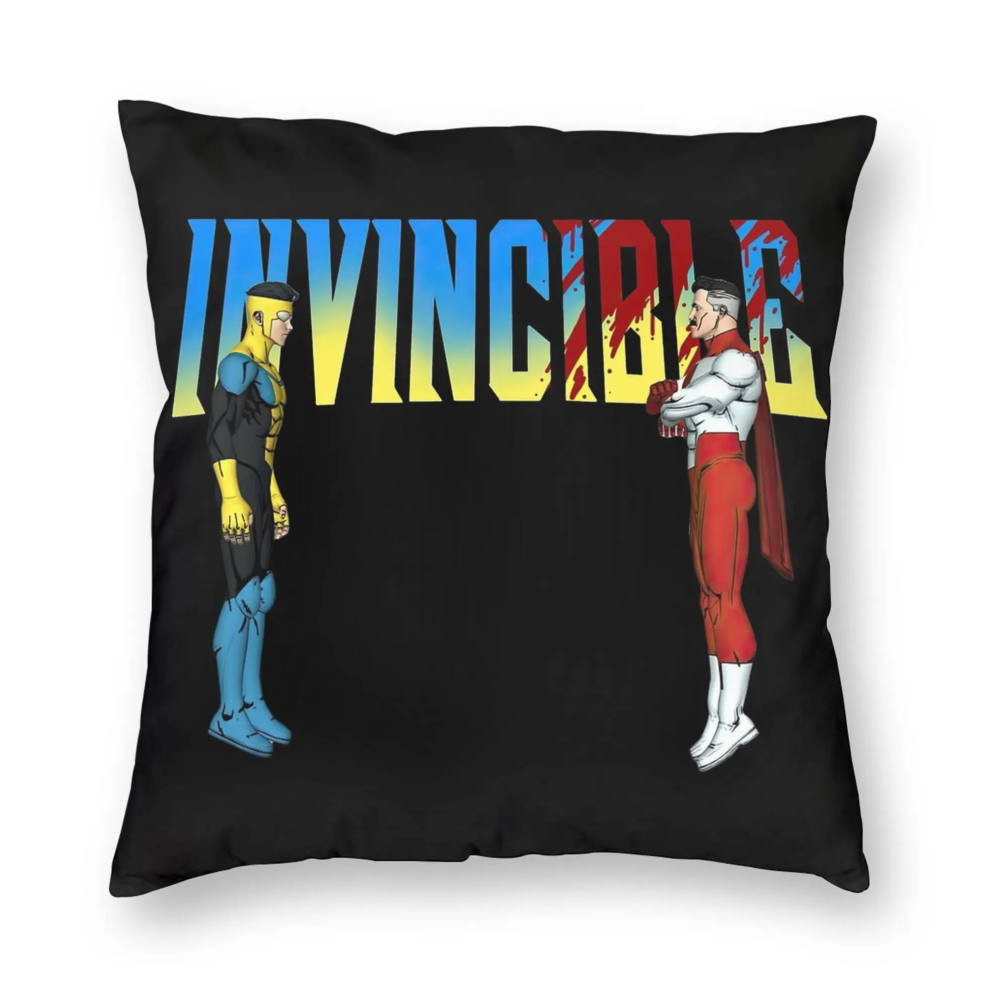 Invincible Standoff Omni Man Pillowcase Printed Polyester Cushion Cover Decoration  Pillow Case Cover Chair Square 40*40cm