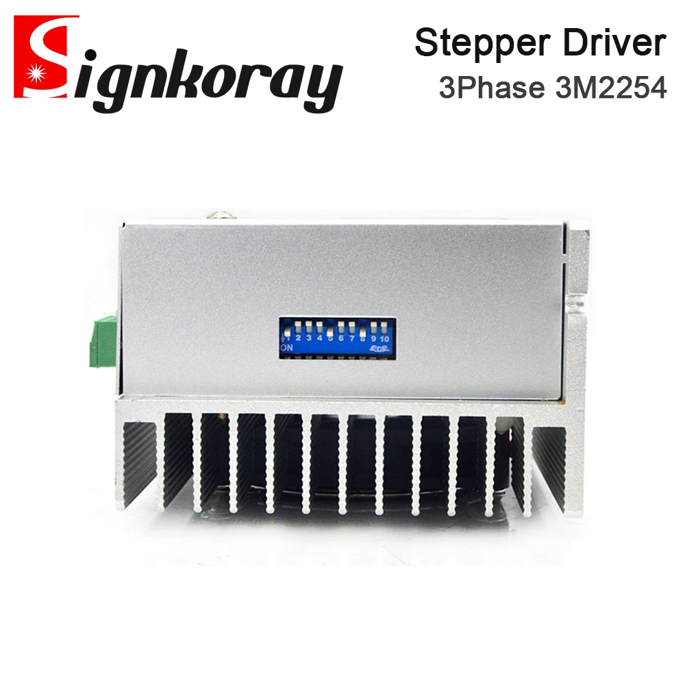 SignkoRay 3-фазный драйвер шагового двигателя 3M2254 Входное напряжение 50-270 В переменного тока соответствует с последовательным шаговым двигателем 86 110 для гравировки с ЧПУ