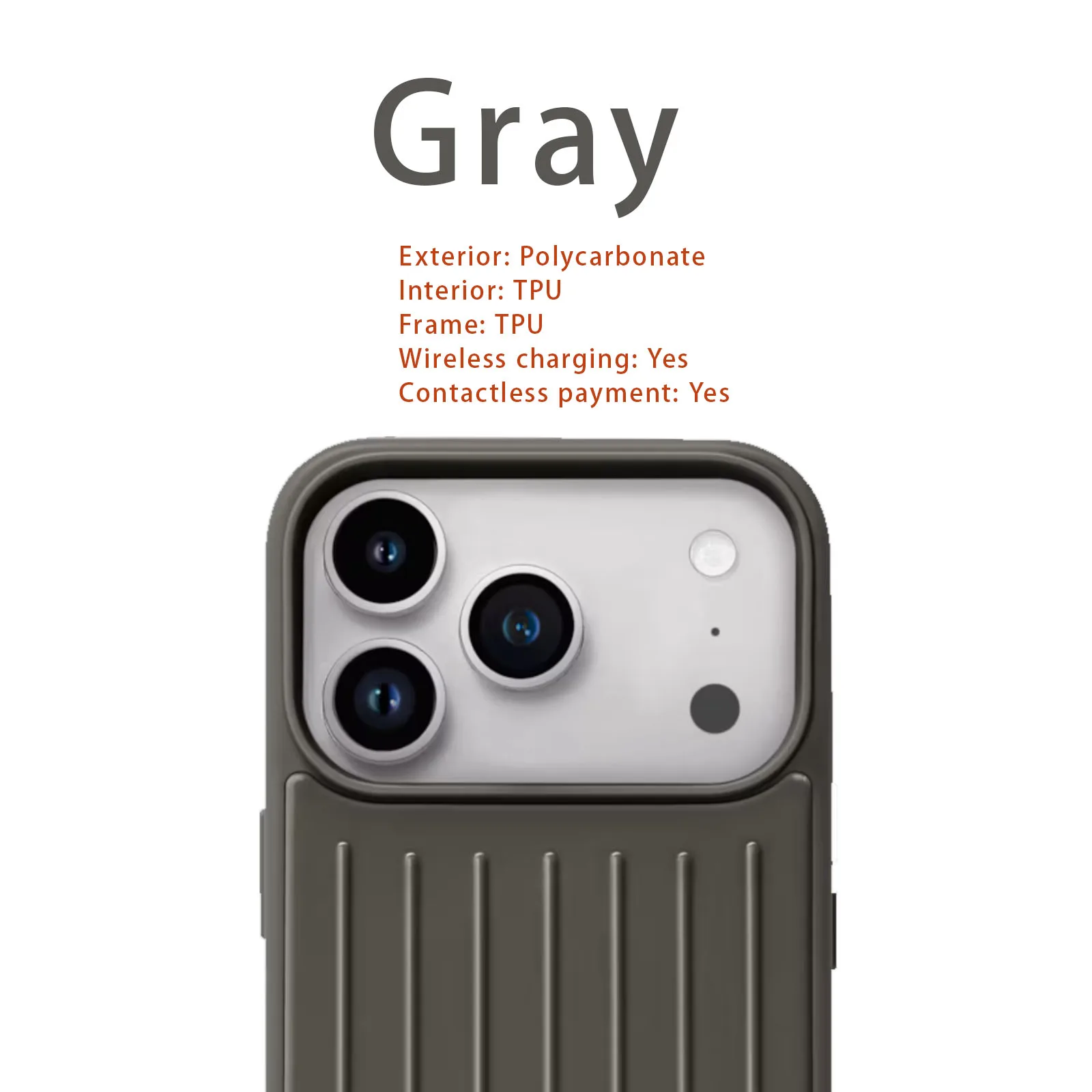 Novos casos protetores rosa/cinza para iPhone 17 Pro Max/17 Pro/16 Pro Max/16 Pro Núcleo magnético N52 integrado compatível com MagSafe