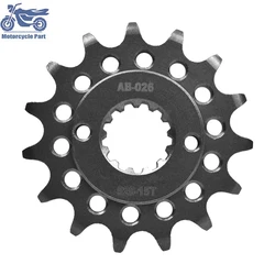 520-15T 520 Chain 15T Motorcycle 20CrMnTi Front Sprocket Silent For KAWASAKI KLR650 KL650B2-B3 Tengai KLR650 KLR 650 KL650A4-A19