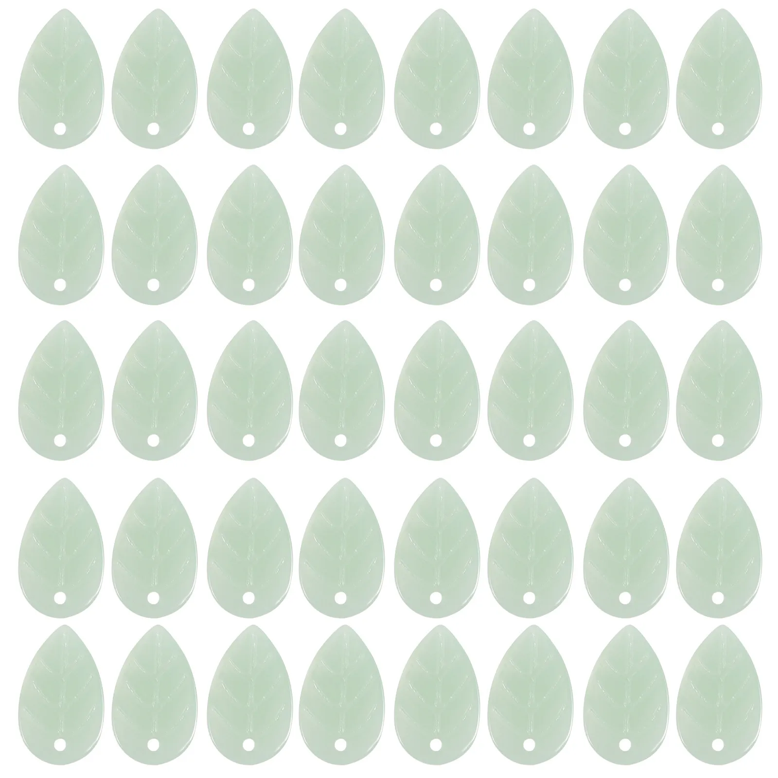 

100pcs Leaf Charms For Jewelry Making Diy Leaf Shaped Loose Beads Dangle Earrings Bracelets Crafts Supplies Lightweight Durable