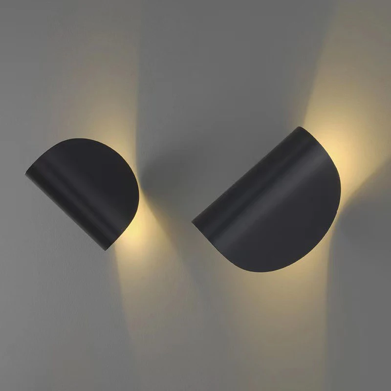 Nordic Modern Wall Lamp Living Room Bedroom Bedside Wall Lamp Aisle Study Staircase Rotatable Wall Light Background Wall Lamp