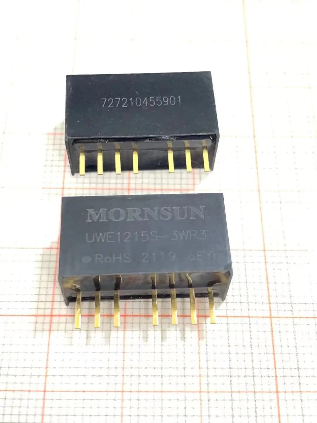 مدخل UWE1215S-3WR3 جديد 4.5-36VDC إيجابي وسالب +/-15 فولت 0.1A 3KV أصلي أصلي