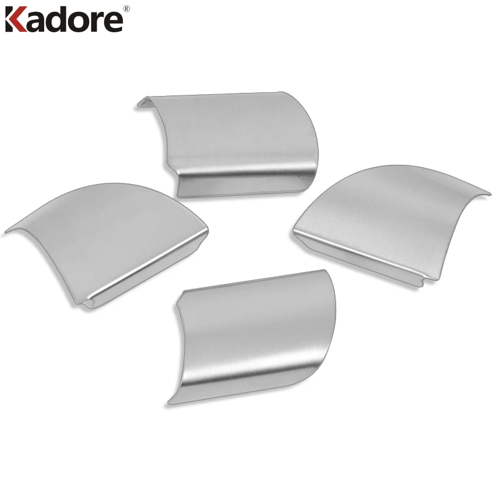 Car Steering Wheel Panel Cover Trim For Ford Focus 2 2007 2008 2009 2010 2011 Stainless Steel Sticker Interior Accessories 4pcs