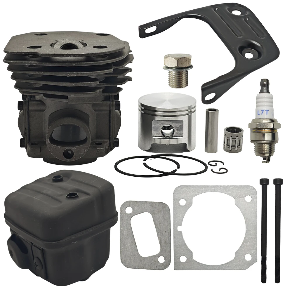 Tubo Escape Puerto Doble Para Husqvarna 345 346XP 350 351 353 - Mejora Silenciador