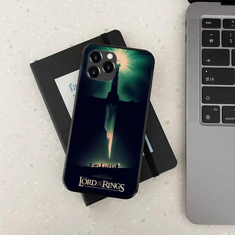 The L-Lord of the R-Rings Phone Case For iPhone 11 12 13 Mini 13 14 Pro XS Max X 8 7 Plus SE XR Shell