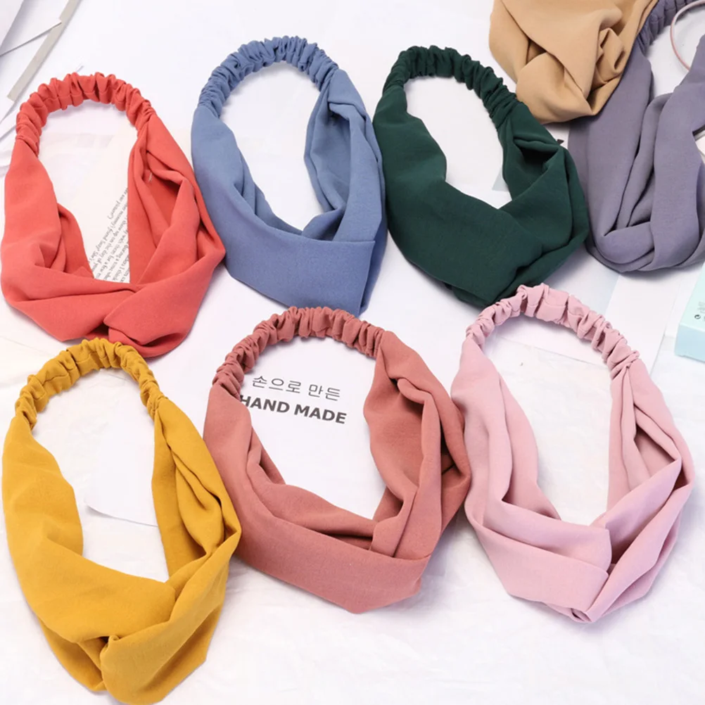 

3Pcs Wide Edge Hairpin Head Hoop Woman Wrap Knot Accessories Elegant Durable Comfortable Hair Bands Decorations Daily Life Party